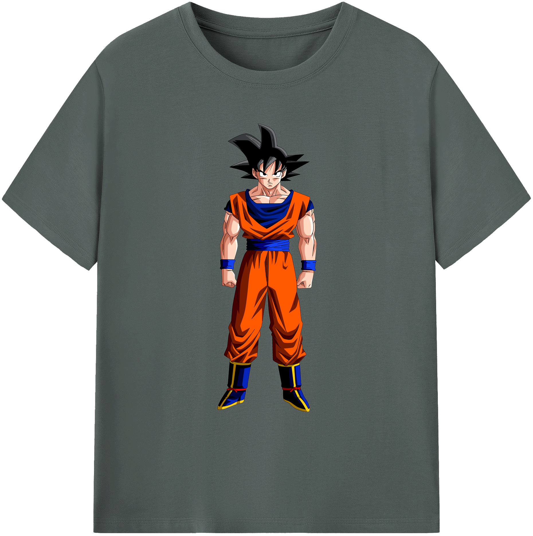 （画像用） ドラゴンボール 孫悟空（そん ごくう）Son Goku カカロット DRAGON BALL Kakarotto 綿100％ メンズ半袖Tシャツ｜肌触りやわらか＆通気性
